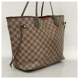 Louis Vuitton-Louis Vuitton Damier Neverfull MM Tote Bag-Damier ebene