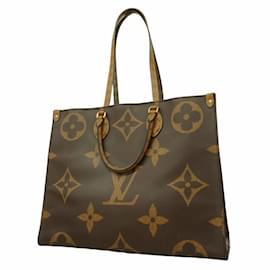 Louis Vuitton-Louis Vuitton Monogram Giant Reverse Tote Bag-Brown