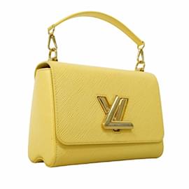 Louis Vuitton-Louis Vuitton Epi Twist MM Shoulder Bag-Yellow