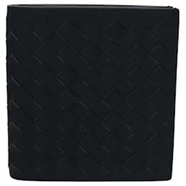 Autre Marque-BOTTEGA VENETA INTRECCIATO Wallet Leather Navy Auth 105938-Navy blue