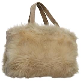 Autre Marque-Burberrys Blue Label Hand Bag Beige Auth 99203-Beige