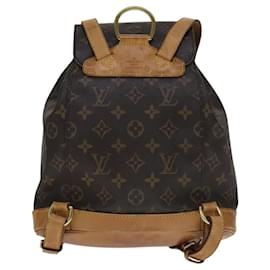 Louis Vuitton-LOUIS VUITTON Monogram Montsouris MM Backpack M51136 LV Auth ep7297-Monogram