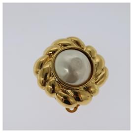 Chanel-CHANEL Earring metal Gold Tone CC Auth 104459-Other