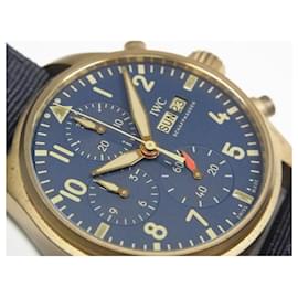 IWC-IWC Pilot's watch Chronograph 41 bronze IW388109 Mens-Blue