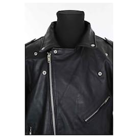 Autre Marque-Leather jacket-Black