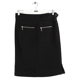 Louis Vuitton Schwarze Kaschmirrock Schwarz