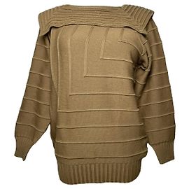 Dior J'Adior Strickwaren aus Khaki-Wolle Khaki