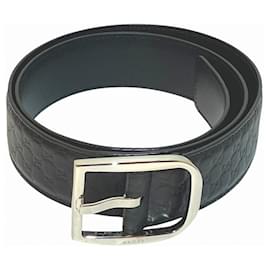 Gucci-Cinto de couro Guccissima da Gucci-Preto