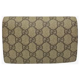 Gucci-Gucci Dionysus 476432 GG Supreme Shoulder Bag-Brown