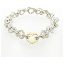 Tiffany & Co-Pulseira de link coração Tiffany-Outro