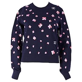 Chanel-Knitwear-Light blue