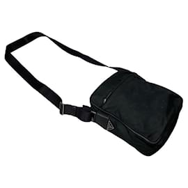 Prada Black Polyester Bag Black