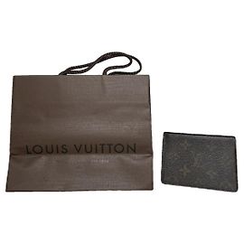 Bolso de cuero marrón Louis Vuitton Castaño