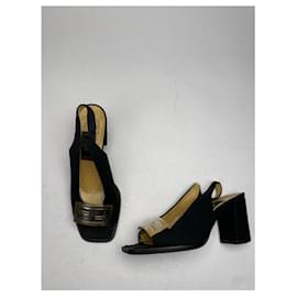 Fendi-FENDI Heels T.EU 35.5 Leather-Black