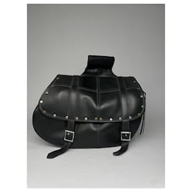 Yohji Yamamoto-YOHJI YAMAMOTO Travel bags T.  Leather-Black