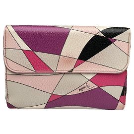 Emilio Pucci Multicolour Leather Wallet Multiple colors