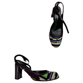 Emilio Pucci Multicolour Leather Heel Multiple colors