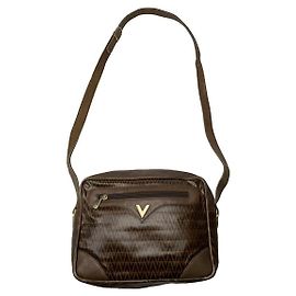 Autre Marque Bolsa de couro marrom MARIO VALENTINO Marrom
