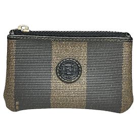 Fendi Baguette schwarze Lederhandtasche Schwarz