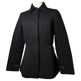 Burberry-BURBERRY Trench coats T.International M Wool-Black