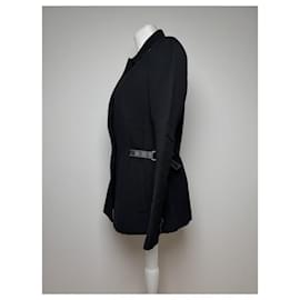 Burberry-BURBERRY Trench coats T.International M Wool-Black