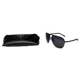 Jil Sander schwarze Metallsonnenbrille Schwarz