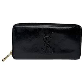 Yves Saint Laurent-YVES SAINT LAURENT Wallets T.  Leather-Black