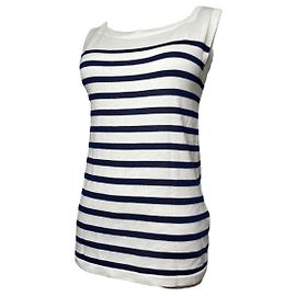 Top de algodão branco Jean Paul Gaultier Branco
