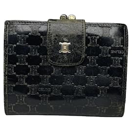 Céline-CELINE Wallets T.  Leather-Black