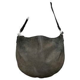 Gucci Amalfi Brown Leather Handbag Brown