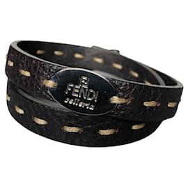 Fendi-FENDI Bracelets T.  Leather-Brown
