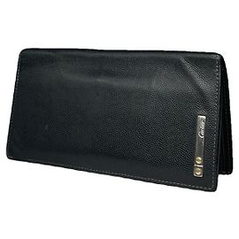 Cartier Black Leather Purse Black