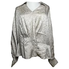 Dior-DIOR Tops T.International M Silk-Silvery