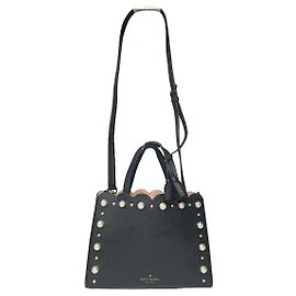 Sac à main en cuir noir Kate Spade Noir
