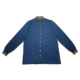Christian Dior Dior Homme Blaue Baumwollstrickwaren & Sweatshirt Blau