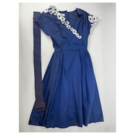 Dior-DIOR Dresses T.International M Cotton-Navy blue
