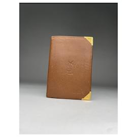 Yves Saint Laurent-YVES SAINT LAURENT Purses, wallets & cases T.  Leather-Brown