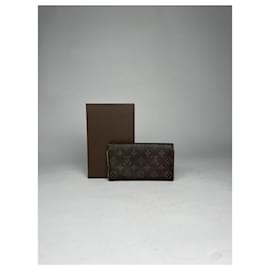 Louis Vuitton-LOUIS VUITTON Wallets T.  Leather-Brown