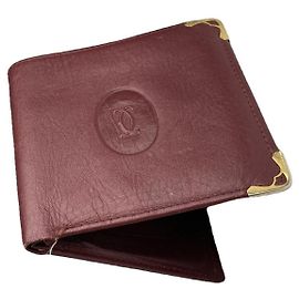 Cartier Bordeaux Lackleder Tasche Bordeaux