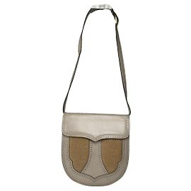 Bolsa de couro branco Yves Saint Laurent Branco