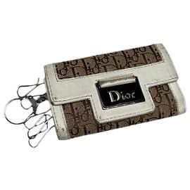 Pochette en cuir blanc Dior DiorDirection Blanc