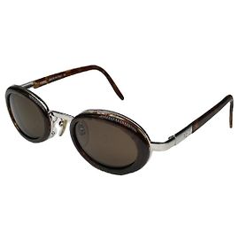 Occhiali da sole in metallo nero Fendi Nero