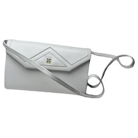 Bolsa de couro branco Givenchy 4G Branco
