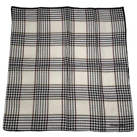 Bufanda de algodón gris Dior Oblique Mitzah Gris