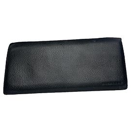 Burberry schwarze Lederhandtasche Schwarz