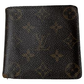 Bolsa de couro marrom Louis Vuitton Marrom