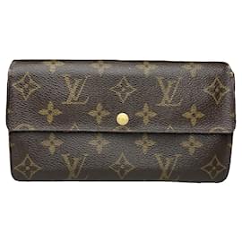 Louis Vuitton-LOUIS VUITTON Wallets T.  Leather-Brown