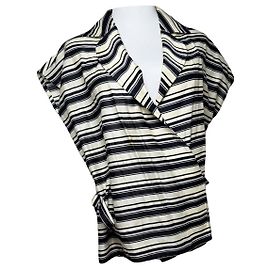 Dior J'Adior8 Top in Seta Nera Nero