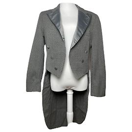 Dior grauer Wolltrenchcoat Grau