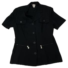 Fendi Black Polyester Jacket Black